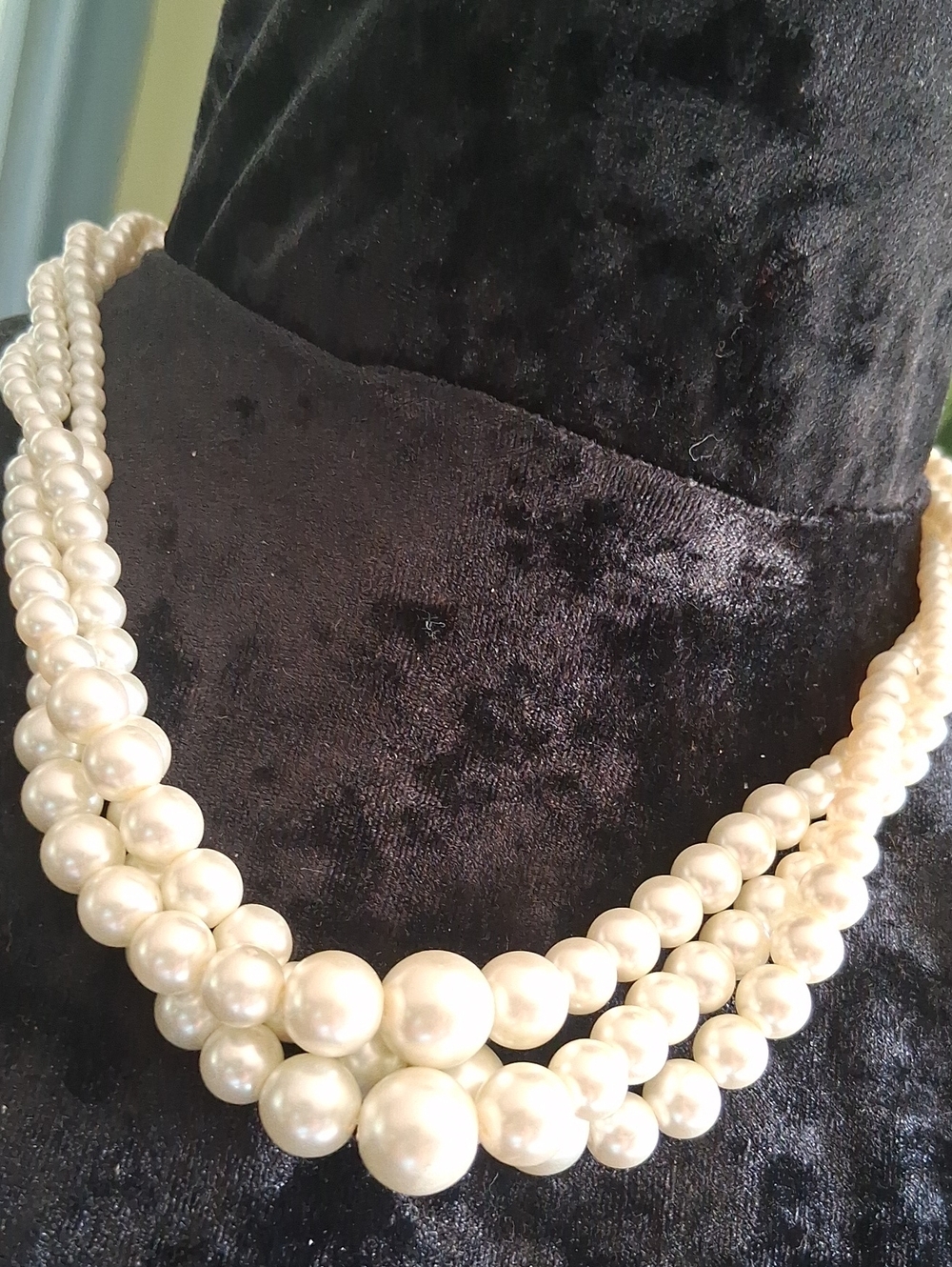 Macy's Three-Strand Pearl Necklace - Ivory